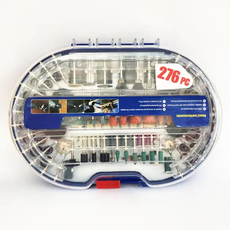 新品276件套直磨电磨机雕刻机配件套装玉石打磨抛光切割根雕附件