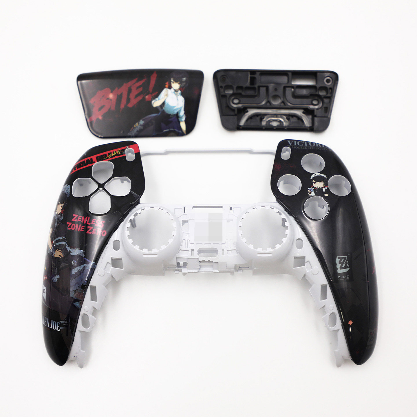 PS5手柄外壳代改定制替换壳DIY绝区零改装ds5面壳触摸板