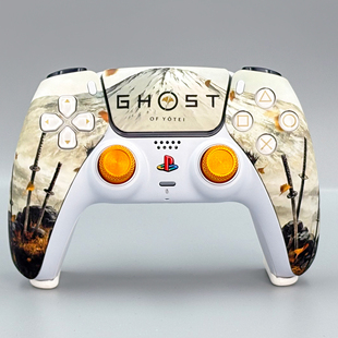 PS5手柄二手ds5改装tmr摇杆羊蹄山之魂改装定制换壳PC无线控制器