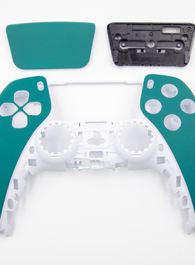 PS5手柄外壳代改定制替换壳DIY绿色主题改装ds5手柄面壳触摸板