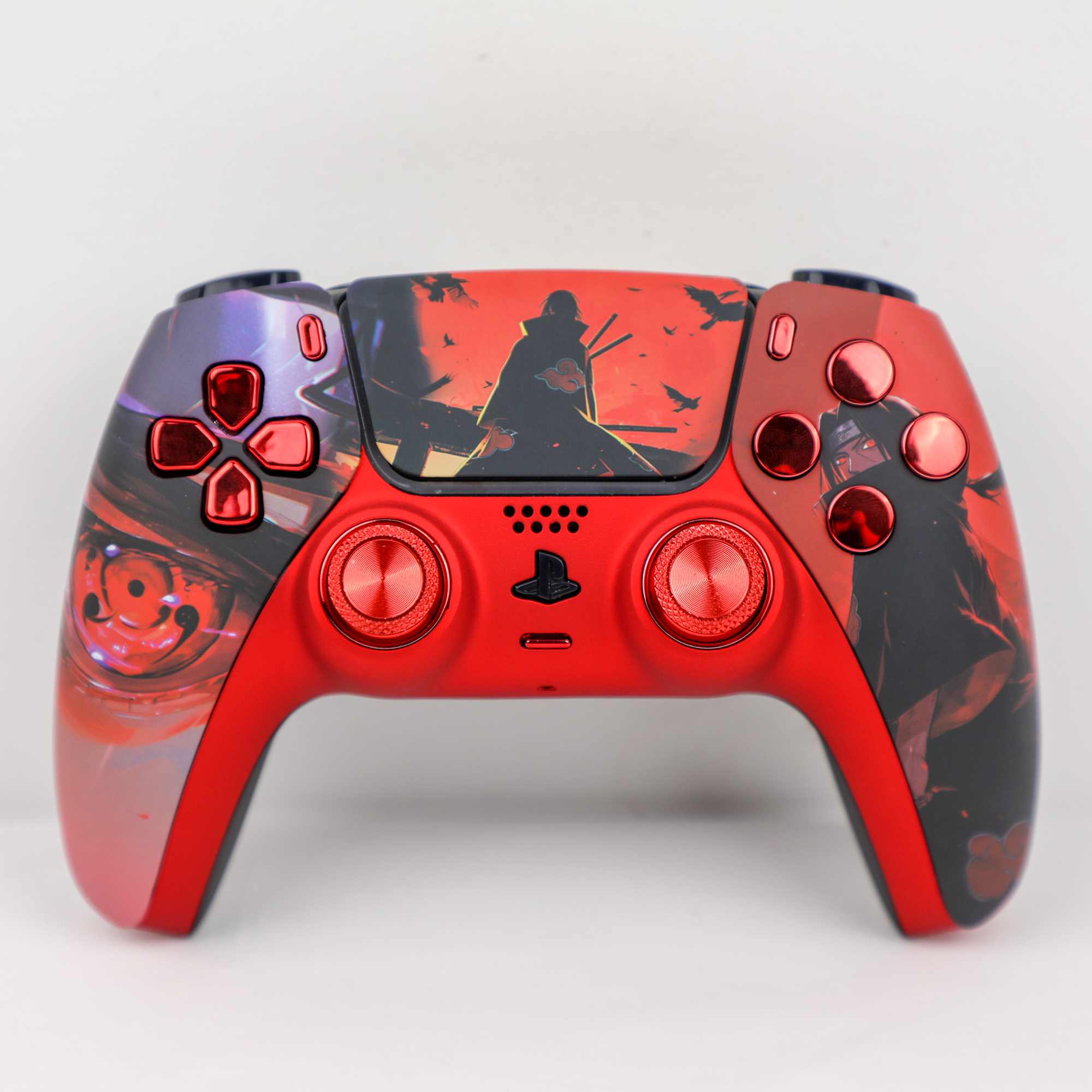 PS5游戏手柄改装tmr摇杆宇智波鼬动漫主题定制换壳PC无线控制器