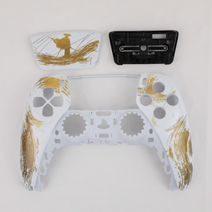 PS5手柄外壳羊蹄山之魂主题替换壳DIY改装面壳ds5手柄面壳PC