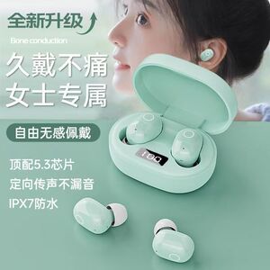 2026真无线蓝牙耳机音乐超长迷你通用主动降噪舒适入耳式E6S全新