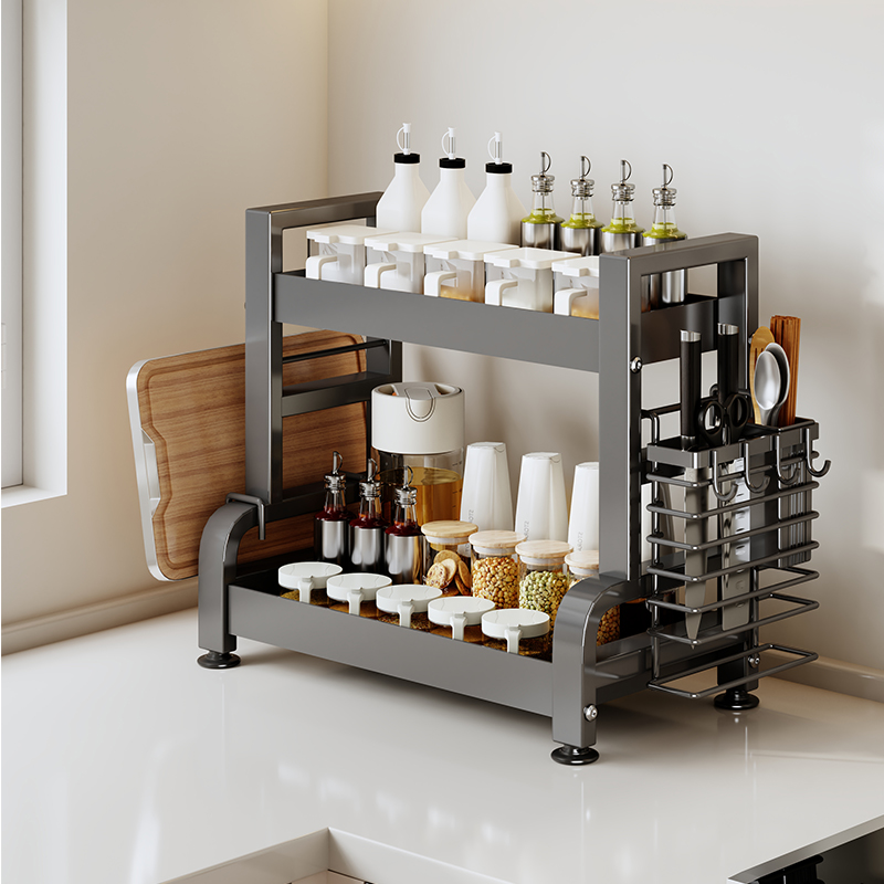 多层厨房调味品收纳架