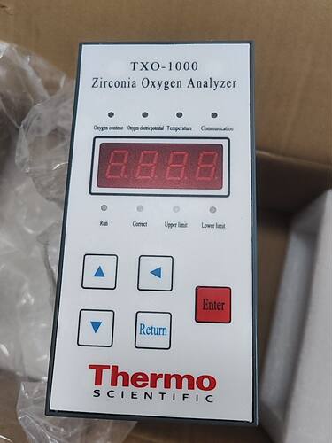 Thermo Fisher赛默飞热电 氧化锆通讯二次表 AQ-0749  TXO-1000-C