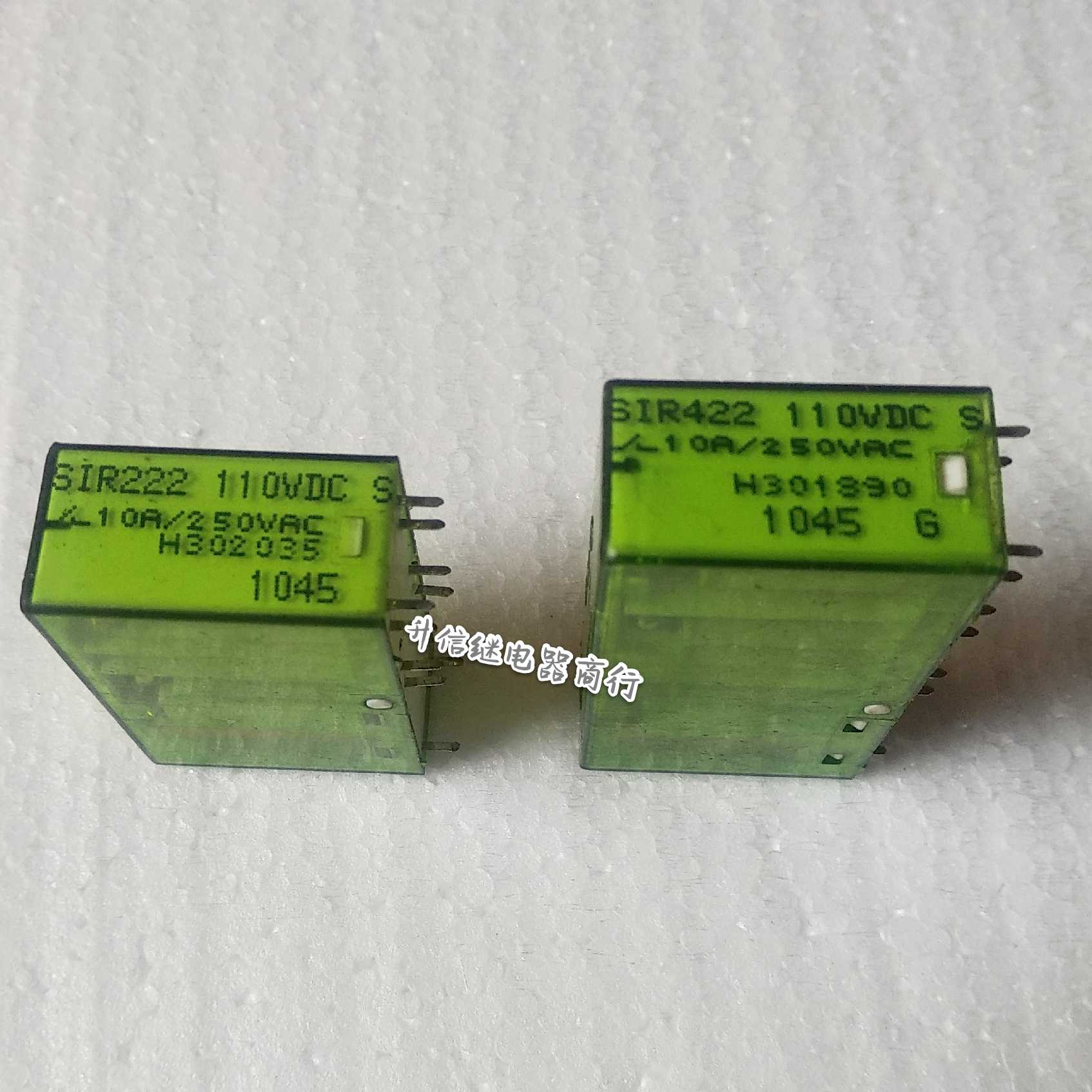 SIR222 110VDC SIR422 110V 进口安全继电器 原装拆机测试好 110V