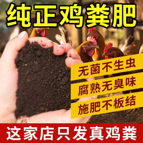 鸡粪发酵有机肥种菜羊粪鸡粪肥纯鸡粪有机肥料蔬菜用土壤养花天然