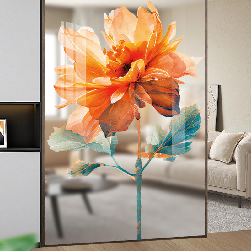 过道楼梯墙面遮丑餐厅客厅画纸墙壁贴自粘植物花卉平面墙壁装饰画