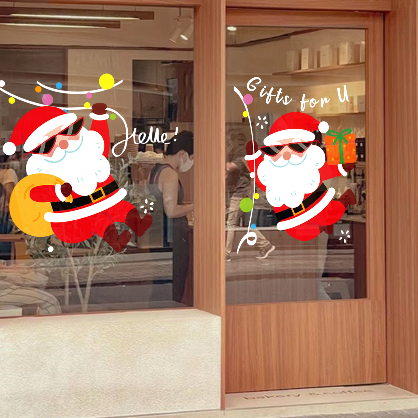 2026圣诞老人圣诞节装饰品窗花