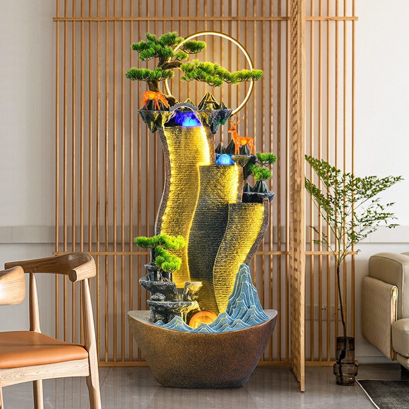 开业礼物流水喷泉巧娜家居装饰品