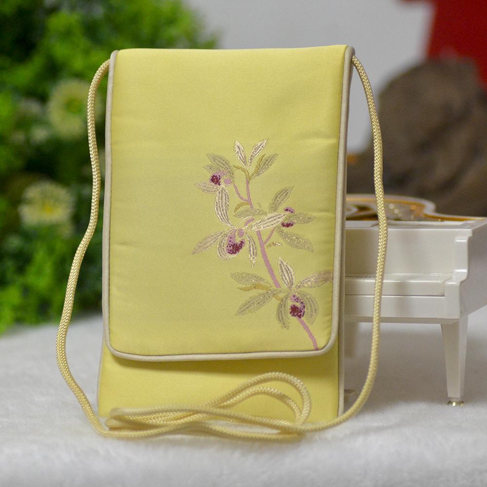 手机包汉服包女斜挎挂脖民族风小包刺绣绣花袋零钱包轻便中式女士