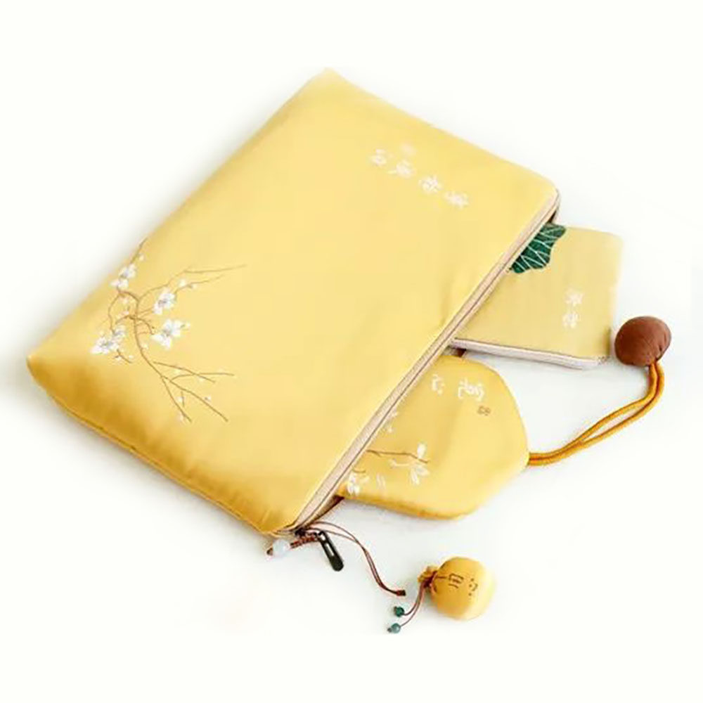 高档创意收纳女手拿零钱包端午中国风刺绣礼品礼物送长辈母亲朋友