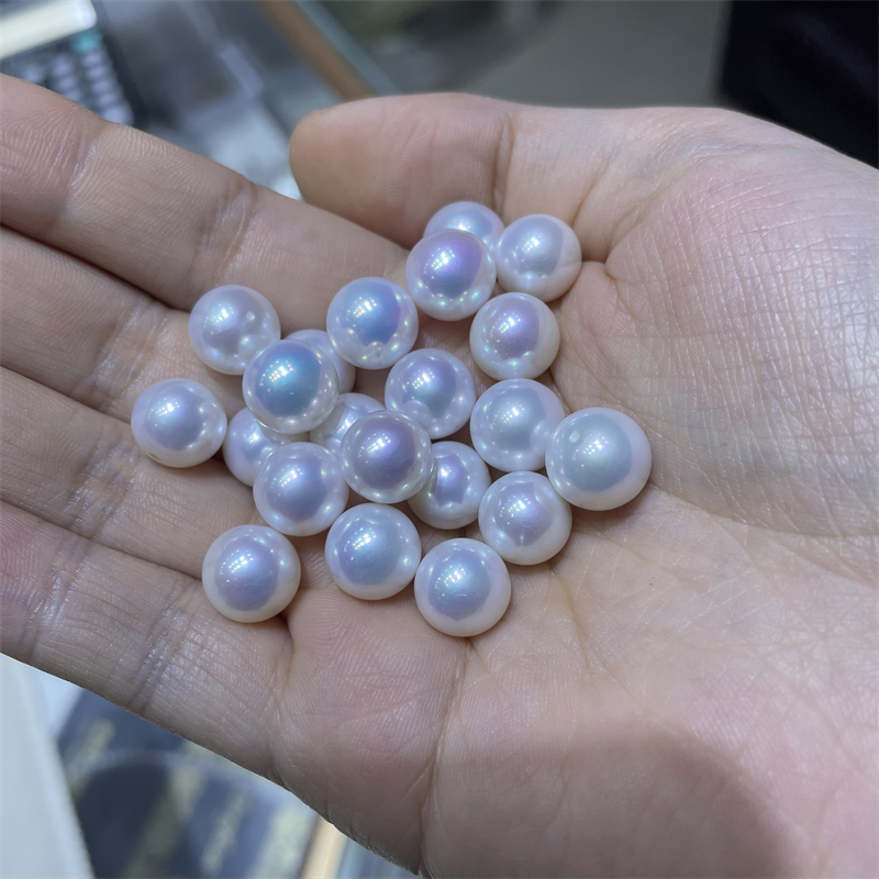 10-11mm11-12有核珍珠白色珍珠