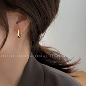 金属几何不规则银针耳环女2026新款 耳钉高级感冷淡风耳饰耳圈 爆款
