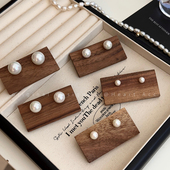 韩系珍珠银针耳钉女法式 百搭夏天耳饰 小众高级感气质耳环2026新款