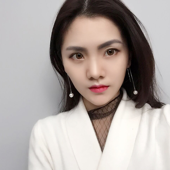 簡約日韓國長款珍珠耳線氣質優雅耳環耳釘日韓版耳繩個性耳墜女士