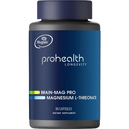 美国Prohealth苏糖酸镁Brain Mag Pro L90粒胶囊健康情绪认知睡眠
