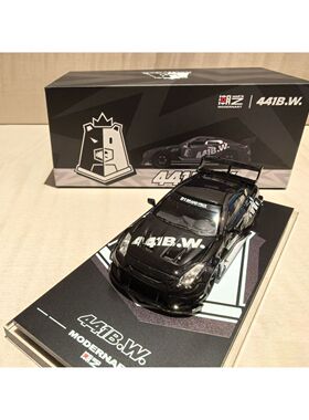 【现货】潮艺 GTR R35黑色 441B.W漂移学院 北展首发1:64汽车模型