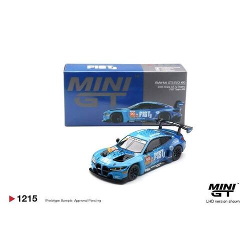 MINIGT 1:64 宝马BMW M4 GT3 EVO 90号赛车 盒装合金车模 #1215