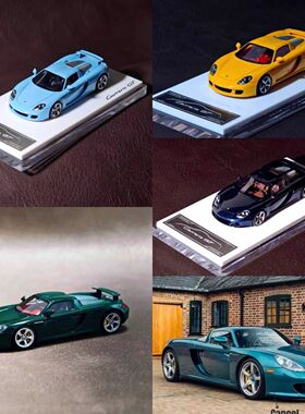 DeepMaker深匠 1:64 保时捷 卡雷拉 Carrera GT 树脂汽车模型收藏