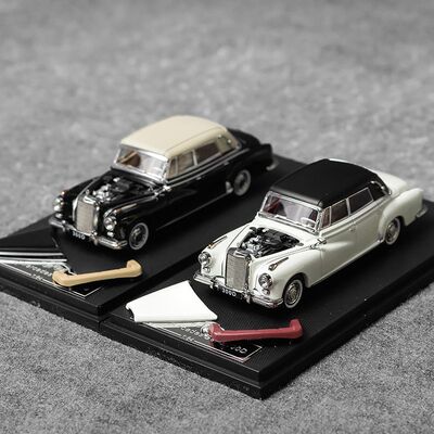 GFCC 1:64 奔驰 300D 老爷车 1959 仿真合金汽车模型 摆件