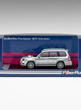 【新品现货】Fiberrun 1:64斯巴鲁森林人SG9合金汽车模型收藏摆件