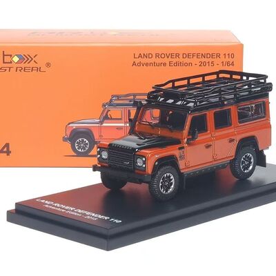 现货  AR Box 1/64 路虎卫士110探险版2015款合金收藏车模型