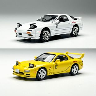 现货 Hobby Japan 1:64 头文字D 马自达 RX7 跳灯 合金汽车模型