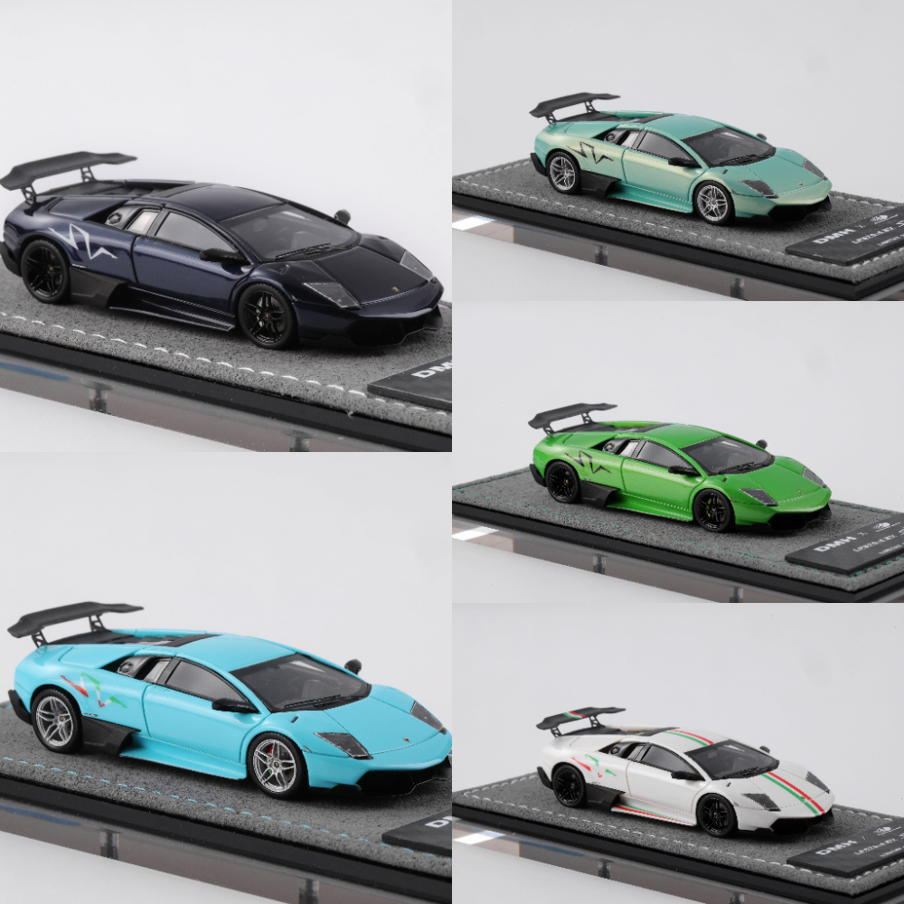 DMH×RW 1:64 兰博基尼 Murciélago LP670-4 SV 蝙蝠 树脂车模