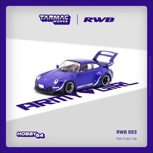 RWB 合金汽车模型 993 紫色
