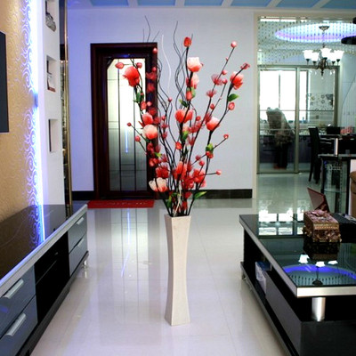 包邮叶脉红色婚房摆放特价干花