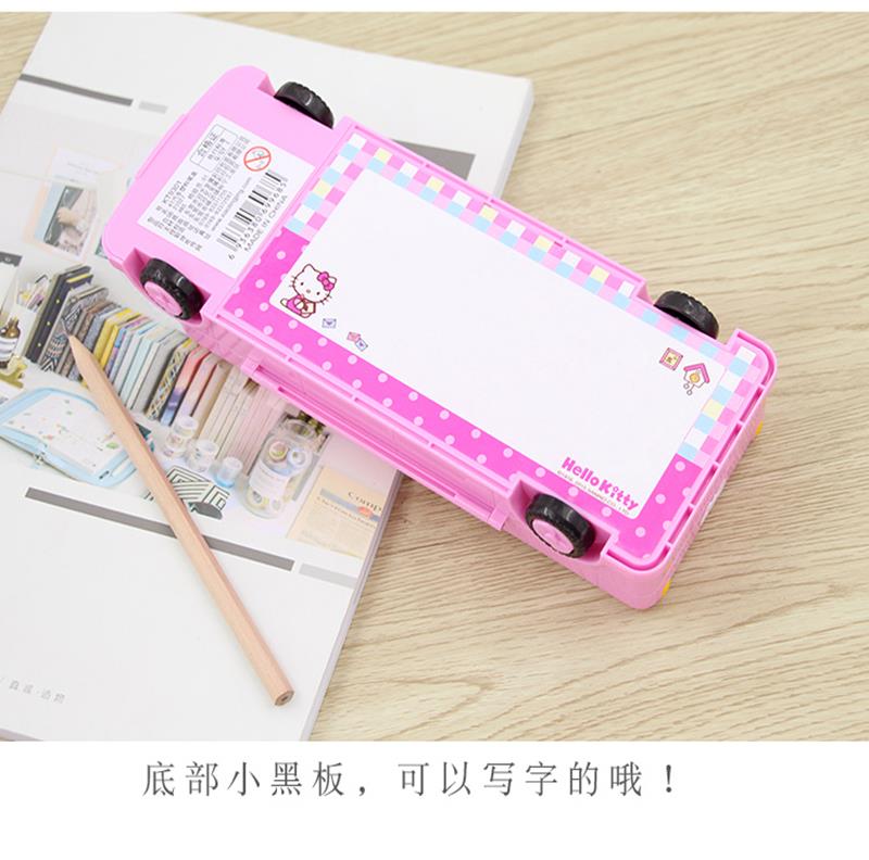 漂亮学习用品小型一年级耐用宝宝少女心文具盒硬壳小仙女笔袋好玩