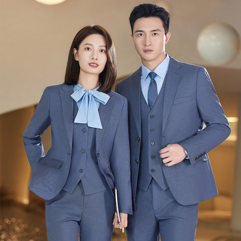 宝马领创工作服制服正装4S店男女工装职业装西装衬衫西服西裤套装