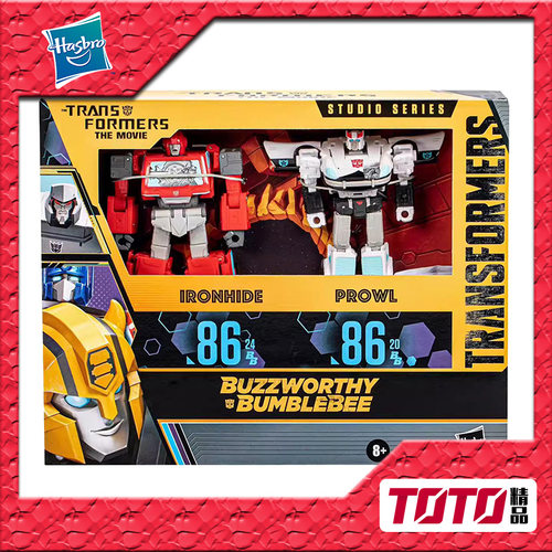 孩之宝 变形金刚 玩具 BB系列 SS86 铁皮警车套装 3C