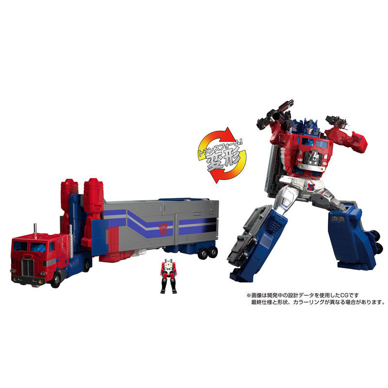 TAKARA 变形金刚玩具 MPG09 超神仁莱 带车厢 擎天柱 再版 预订