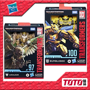 孩之宝 变形金刚  电影7 D级 SS97飞箭勇士 SS100大黄蜂 3C