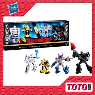 孩之宝变形金刚玩具对决多只装 G1狂牛 缓冲器通天晓08暗天仇