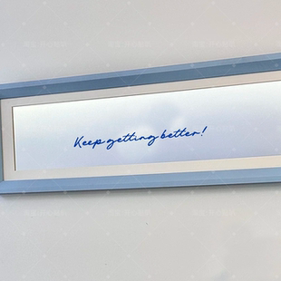 氛围感手写英文Keep getting better越来越好治愈文字贴纸装饰