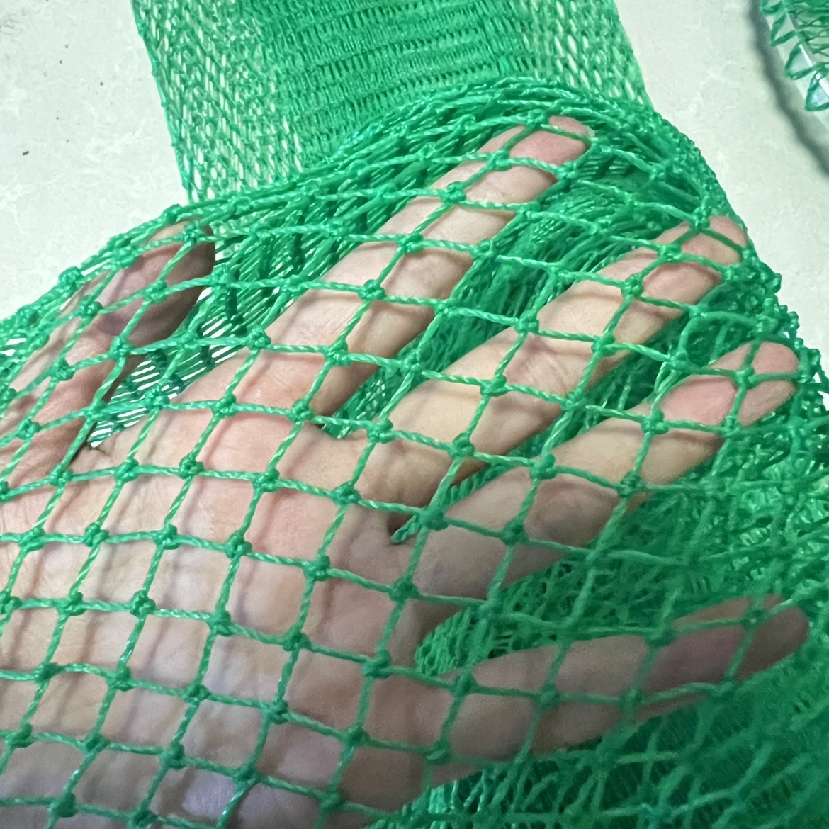 小网眼18股胶丝平底加粗鱼篓网兜