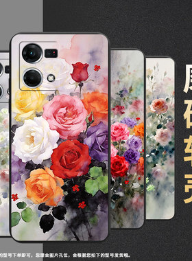 适用oppof1plus手机壳f9超薄f3plus防摔cph1823蔷薇花0pp0f11pro/f17pro保护套chp2219硅胶f21pro软壳
