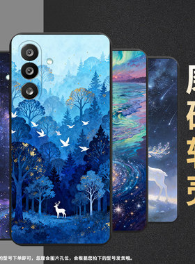 适用三星F05手机壳全包边三星F34防摔磨砂壳SamsungF36中国风朦胧茉莉花GalaxyM56商务SM-E566B潮流保护套