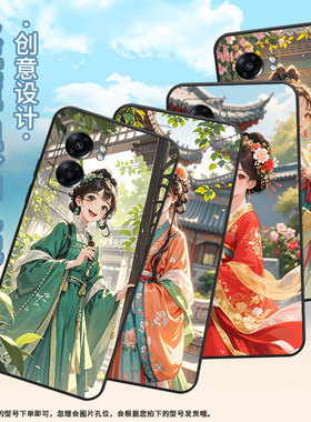 适用OPPOA57手机壳4G2022国外PFTM20硅胶0pp0A58x黑色CPH2577高级A74/A77S防摔5G轻薄A60汉服少女保护套