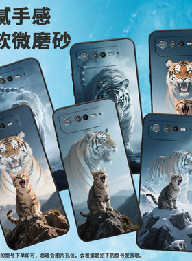 适用华硕ROG6手机壳AI2201_D全包9Pro软壳AsusROGPhone8耐磨ROG8Pro商务影子老虎AI2205_C硅胶ROG9保护套