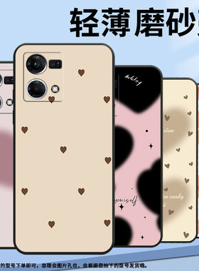 适用oppof1plus手机壳f19/findx5lite/f9高级感f3plus轻薄f11男女款f25pro全包边f15晕染爱心f21pro防摔in风