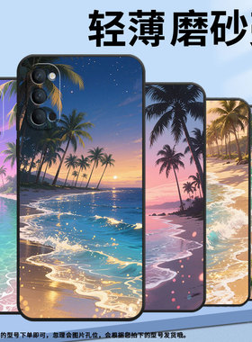 适用OPPOReno手机壳10x纯黑色PCCM00商务0pp0RenoAce保护套Ace2硅胶珊瑚色晚霞Reno2高级PCKM70轻薄Reno5软壳