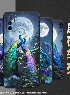 适用OPPOA17K手机壳4G国外硅胶CPH2471黑色A18男女CPH2073软壳0pp0A40M七彩孔雀商务A33高级PEHM00保护套