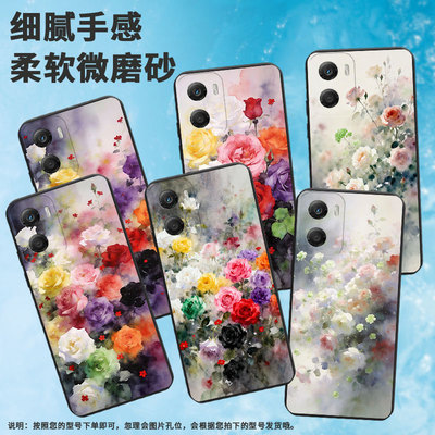 适用MOTOX70Air手机壳Edge70全包边蔷薇花G06硅胶Motorola轻薄XT2603-2摩托罗拉G100国内版2025保护套