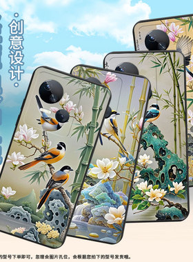 适用传音TecnoSpark10Pro手机壳高级Spark10C中国风磨砂壳伯劳鸟TecnoSpark10时尚潮流KI7防摔保护套