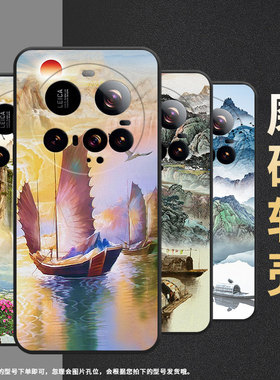适用小米15ultra手机壳civi5pro/15spro/pococ71潮流25019PNF3C高级感硅胶轻薄创意简约in风帆船保护套个性