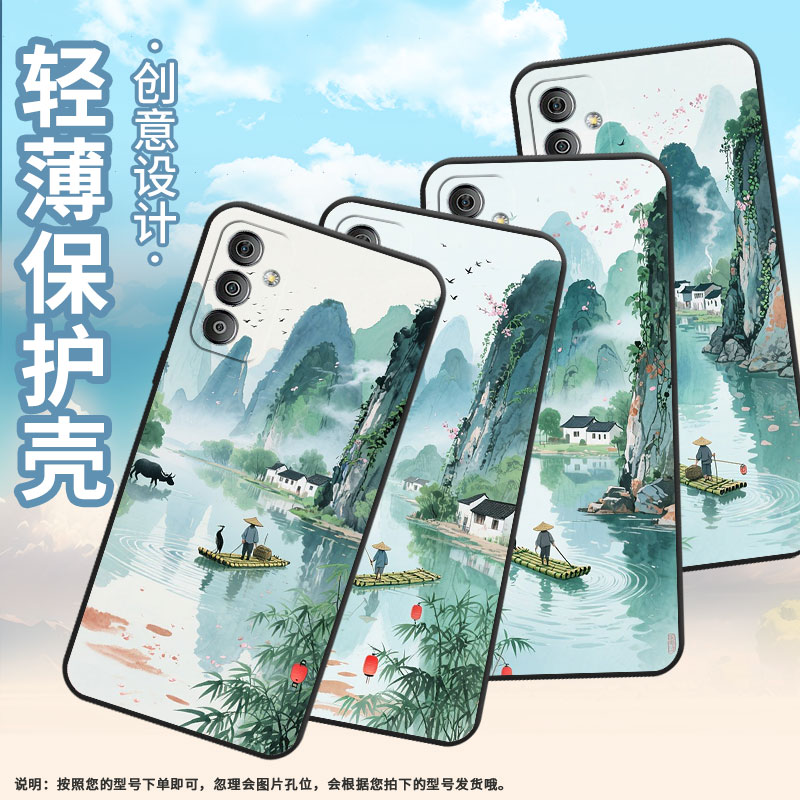 适用三星F52手机壳F13全包边SM-F127G时尚samsungF14防摔渔夫与鱼鹰F22软壳F15硅胶SM-E625F耐磨C55保护套